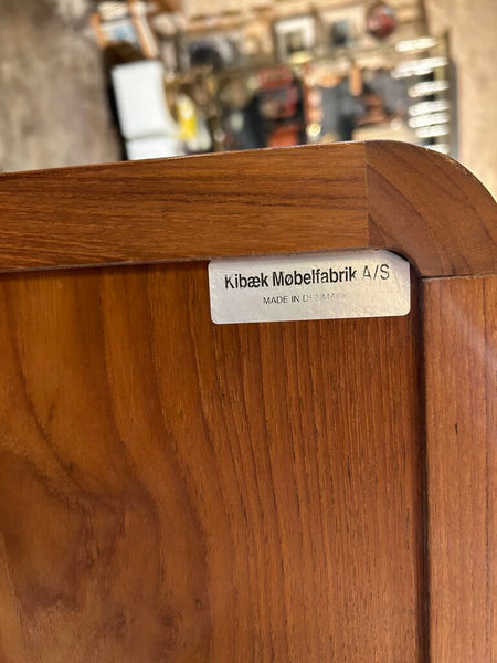 Teak Gentlemans Chest/Dresser/ Armoire --Produced in 1960s-70s by Kibaek Mobelfabrik in Denmark --51"W x 46"T x 19"D -- IN STORE PICK UP ONLY