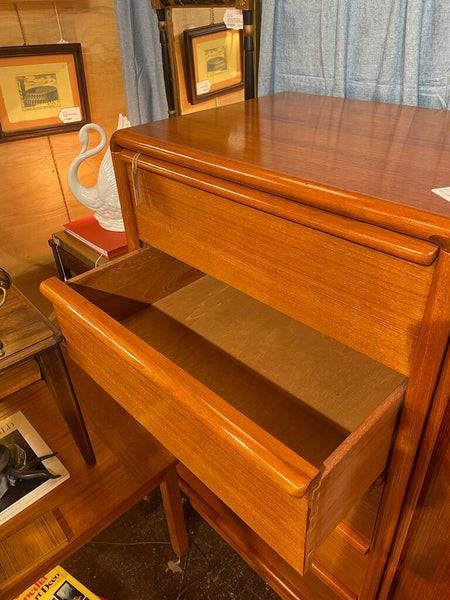 Teak Gentlemans Chest/Dresser/ Armoire --Produced in 1960s-70s by Kibaek Mobelfabrik in Denmark --51"W x 46"T x 19"D -- IN STORE PICK UP ONLY