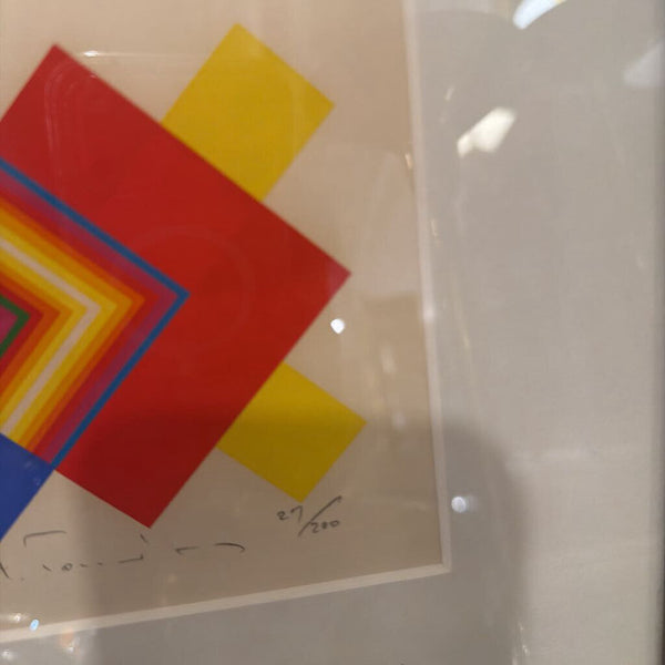 Fumio Tomita signed small Serigraph 27/200. Morning of Orion