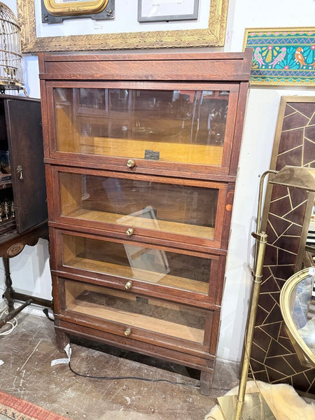 Globe barrister cabinet 6pcs 34x11x61