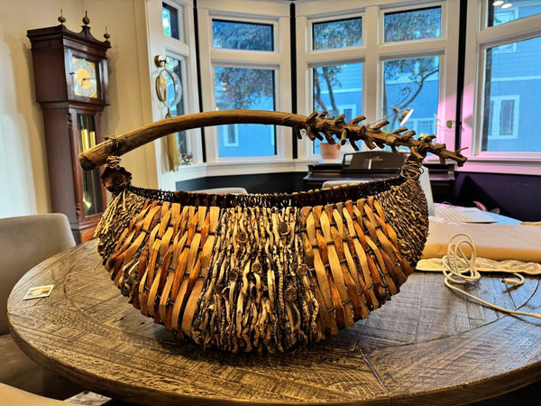 Fabulous Art Basket pos. Jean or Samuel Yao unsigned
