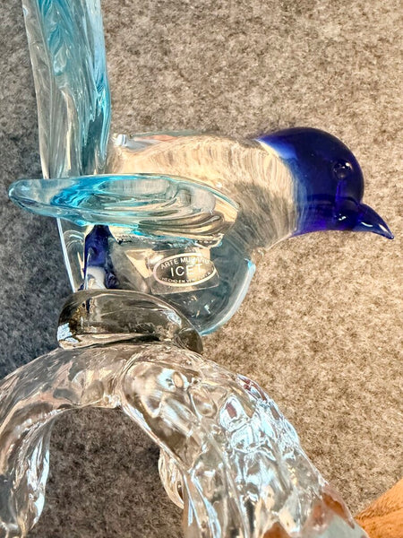 Murano bird -original tag