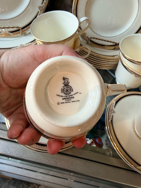 Royal Doulton fine Bone China "Andover" pattern 40 piece service for 8-For pick up only. Truly Exceptional!
