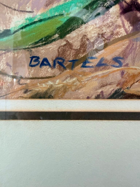 Vintage Woodcocks 77 pastel Signed by Bartels 32x26