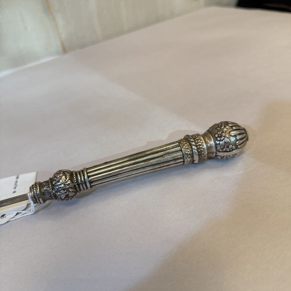Large Silverplate candle snuffer 16 in