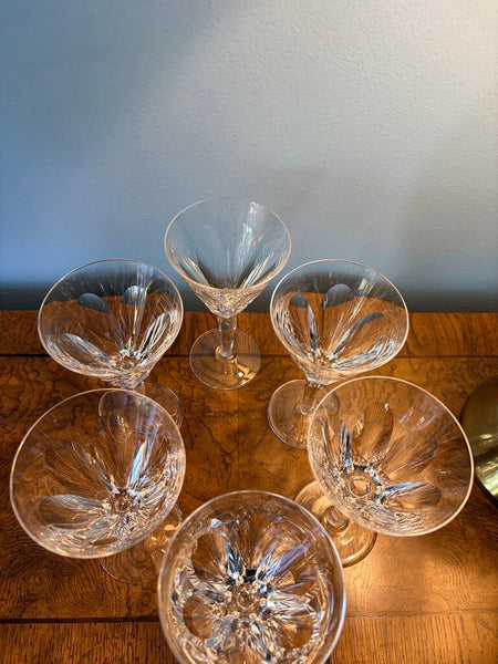 Vintage Waterford Sheila 6.5 in wine claret