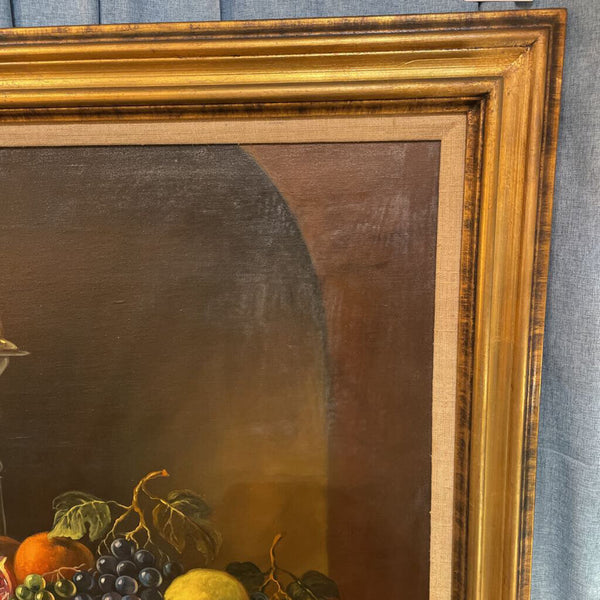 Vintage Still Life Oil Painting- Signed "Baumgart" - 43" x 32" IN STORE PICK UP ONLY