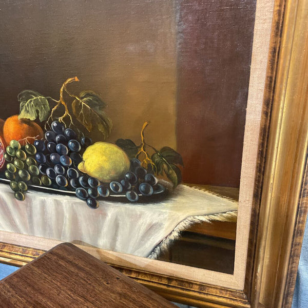 Vintage Still Life Oil Painting- Signed "Baumgart" - 43" x 32" IN STORE PICK UP ONLY
