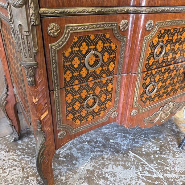 FRENCH MARBLE BUFFET AS FOUND 34T 53W 21D IN STORE PICK UP ONLY