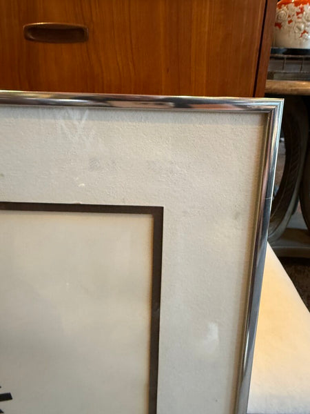 1960-70s Victor Vasarely Zebra Print 28x24