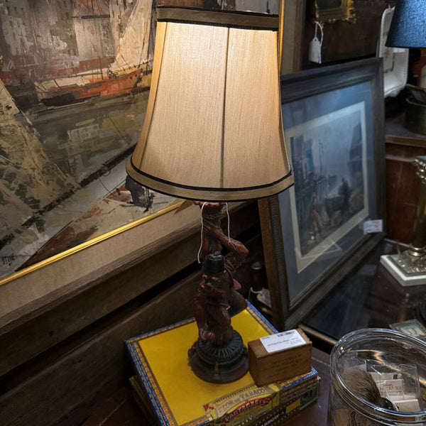 Monkey Lamp with shade 18in Tall