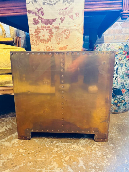 Brass drink table vintage 17L 12D 16T
