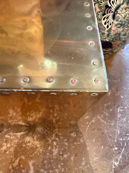 Brass drink table vintage 17L 12D 16T