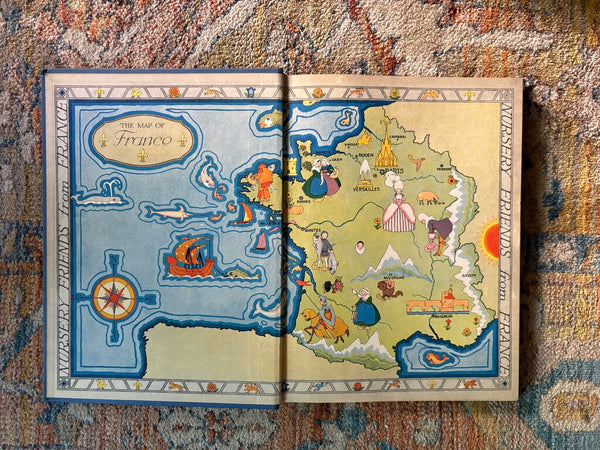 1948 NURSERY FRIENDS FROM FRANCE ILLUSTRATED CHILDREN'S BOOK