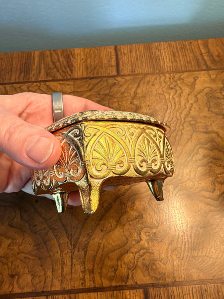 Floral heart jewelry box