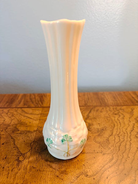 Vintage mini Belleek bud vase