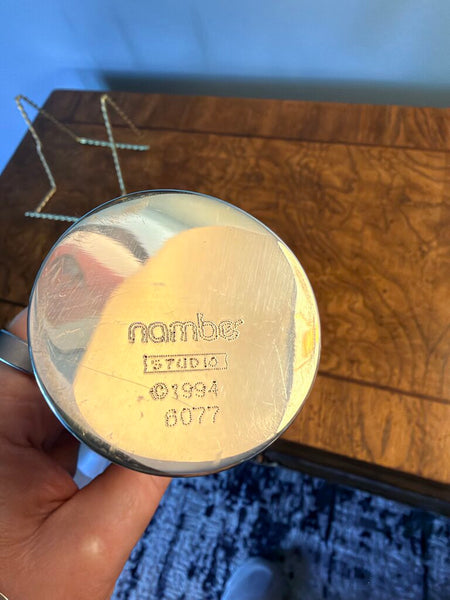 Vintage Nambe vase 9 inch