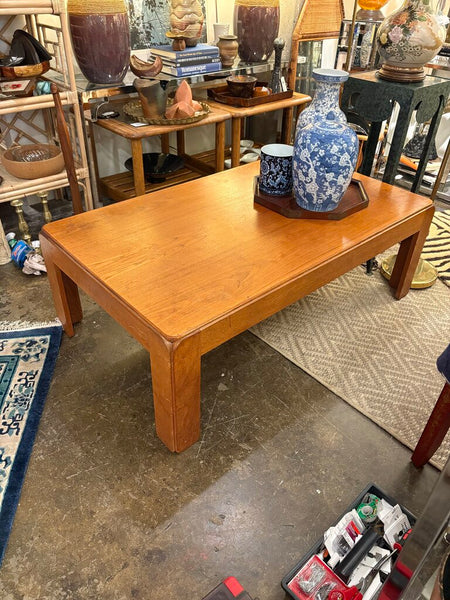 1970s Niels Eilersen signed teak coffee table -as found with surface imperfections -in store pick up only