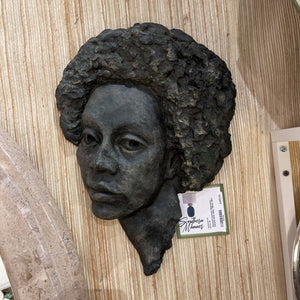 Florence Kaufman Midcentury Ceramic Bust titled “Black Girl”