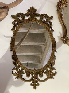 Ornate gold mirror (in store pickup)