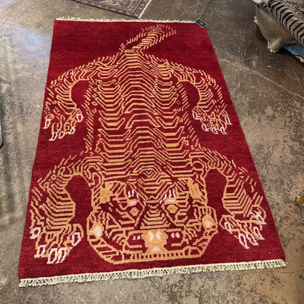 4x6 tiger rug