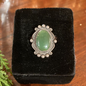 Antique Navajo Green Turquise Ring