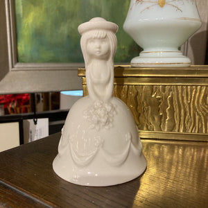 Vintage Porcelain Girl Bell Made in Germany