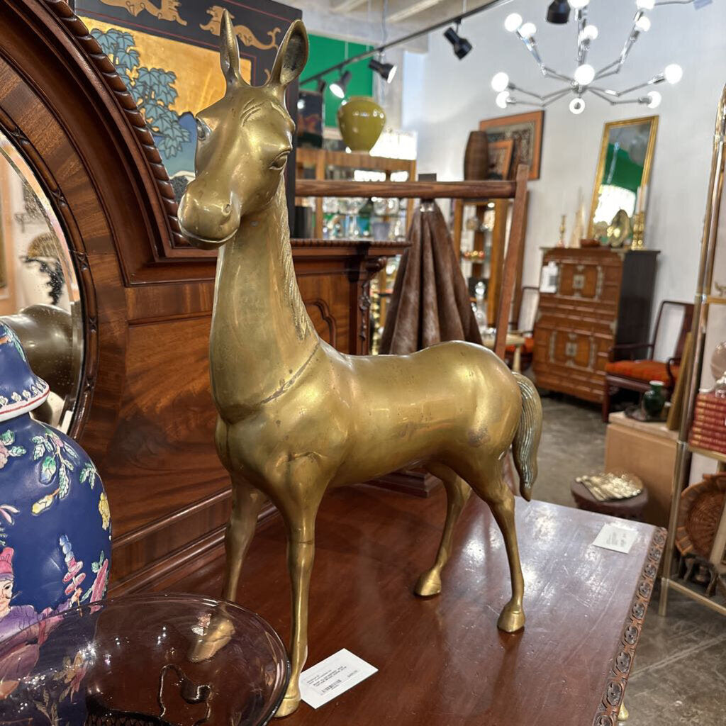 Vintage Large Brass Horse Head Bust Sculpture Two Heads 13 Tall MCM Home  Decor -  Canada