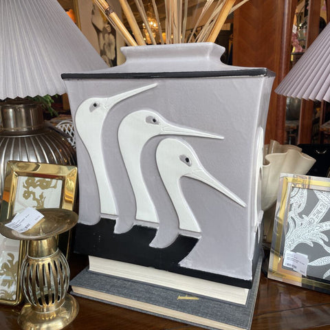 Italian ceramic postmodern bird vase IN STORE PICKUP ONLY