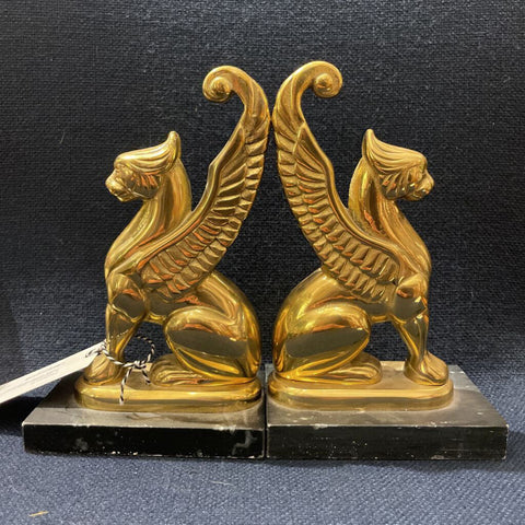 Pair of Nora Fenton Flying Griffin Bookends