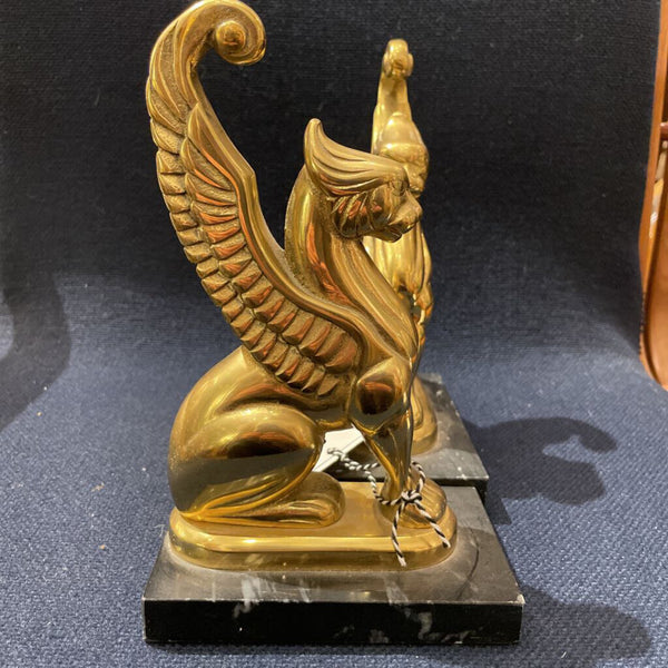 Pair of Nora Fenton Flying Griffin Bookends