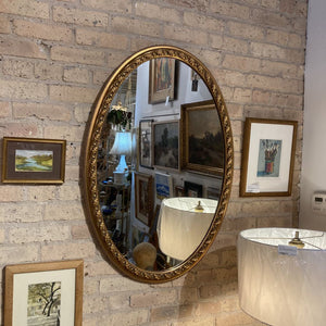 Vintage Italian Oval Mirror 39 X 27 IN STORE PICKUP ONLY