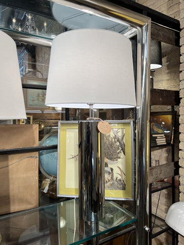 George Kovacs Chrome Lamp w/ Brass Base (in store pick up only)