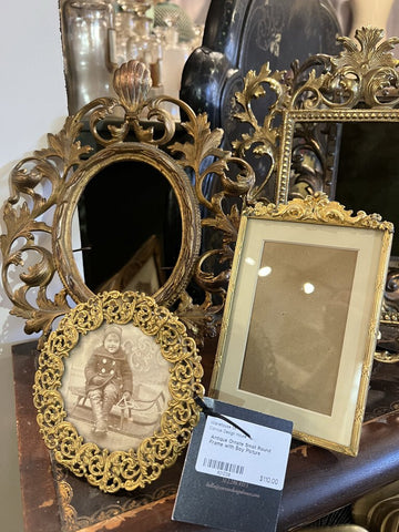Antique Oval Frame Ornate