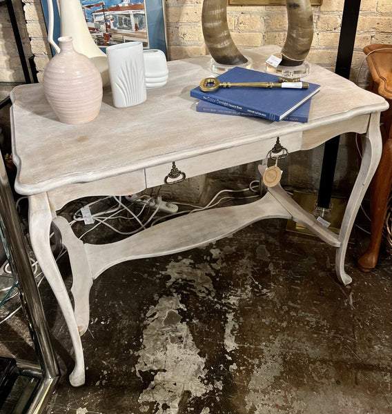 Whitewashed Vintage Desk - IN-STORE PICK-UP ONLY