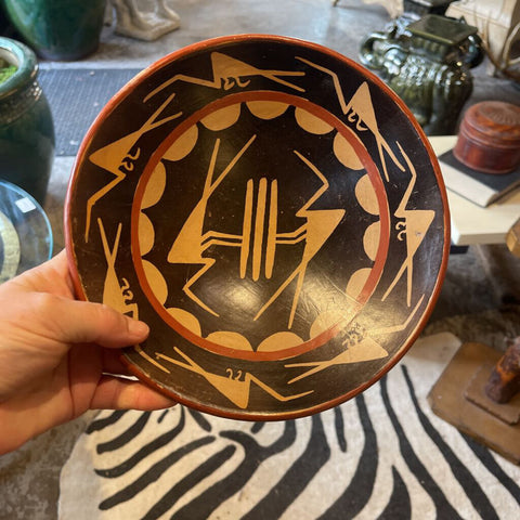 Ethnic pottery bowl 8x3
