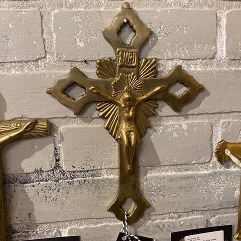 Brass Crucifix Cross