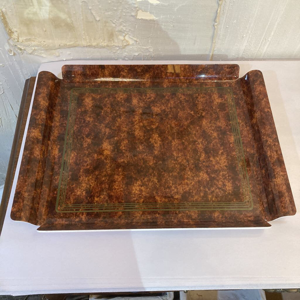 Vintage Faux Tortoise Tray by SIGMA