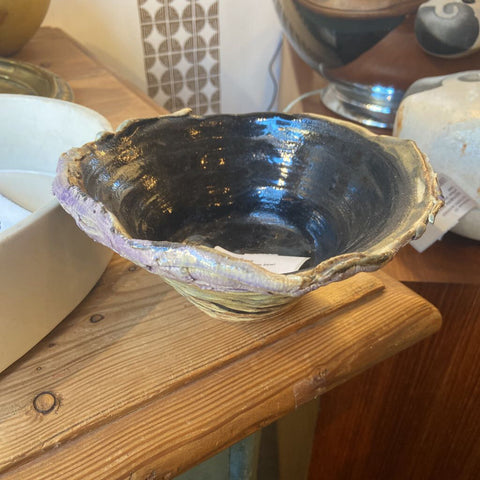 Hand thrown ceramic bowl