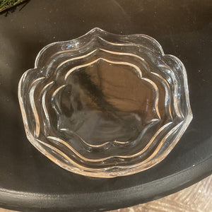 Tiffany Crystal Dish 7.5" diameter