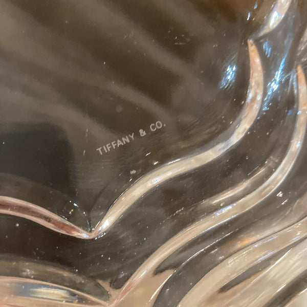 Tiffany Crystal Dish 7.5" diameter