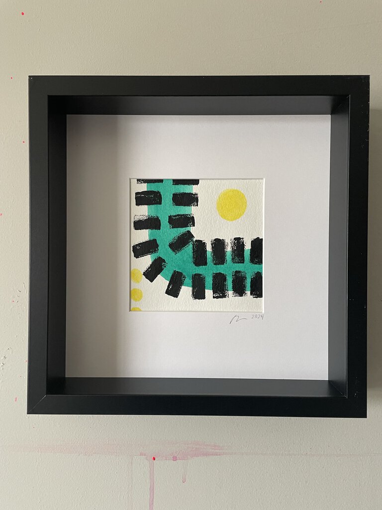 Art 11x11 yellow/green/black