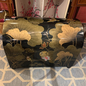 Asian " LIly Pad " Chinoisere Chest 24 tall 17 wide 14 in store pick up only