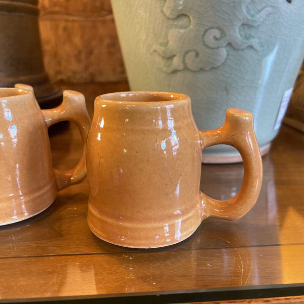 Set of 5 pottery shot mugs
