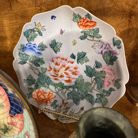 Chinese cloisonne plate