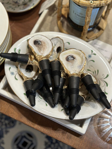 oyster wine stopper #001