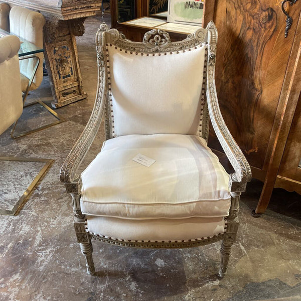 FRENCH CHAIR UPHOLSTERY - PICK UP. ONLY