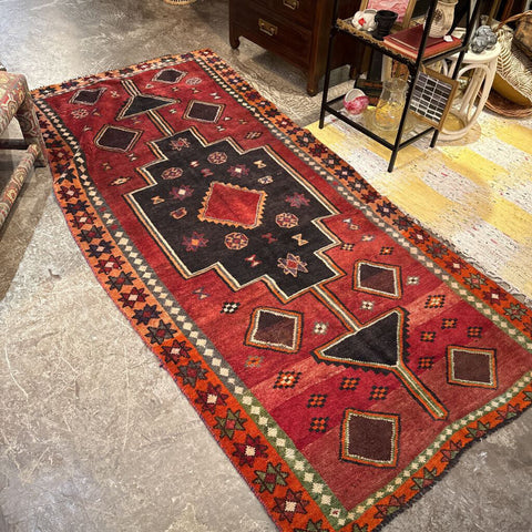 VINTAG WOOL RUG 4.5X9.3