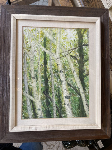 Birch Forest by JM Kralocec 19x23