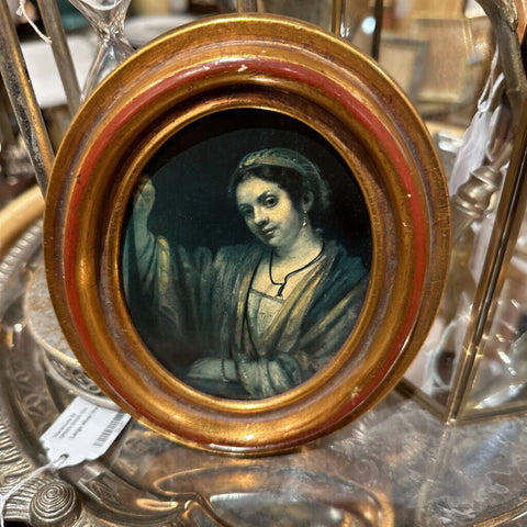 Oval frame Rembrandt